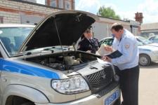Кстовские полицейские провели смотр служебного автотранспорта 