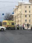 Скорая помощь и иномарка столкнулись в центре Нижнего Новгорода  