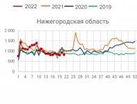 Смертность в Нижегородской области упала ниже уровня 2019 года 