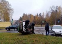 Стали известны подробности опрокидывания иномарки в Сарове 