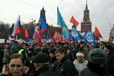 Более 65 тысяч человек поддержали Крым на митинге в Москве 