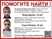 Два 14-летних мальчика пропали в Нижегородской области 