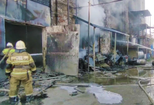 Пожар в здании завода на Московском шоссе локализован в Нижнем Новгороде 