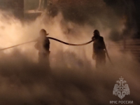 Пожар в промзоне Дзержинска ликвидирован на площади 2500 квадратных метров  