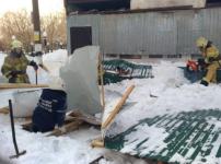 Женщина погибла при обрушении торговой палатки в Нижнем Новгороде 19 февраля   