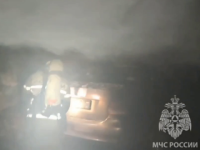 Семь машин пострадали при пожаре в автосервисе под Дзержинском 