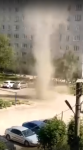 Опубликовано видео смерча в Дзержинске 