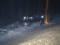 Автомобиль опрокинулся в кювет в Сокольском районе 19 января 