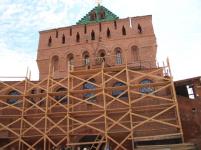 Дмитриевскую башню кремля в Нижнем Новгороде отреставрировали на 70% 