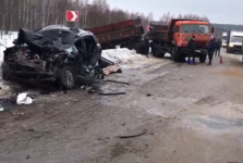 Пассажир SsangYong погиб в ДТП с КАМАЗом в Богородском районе 