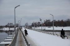 Наплавной мост через реку Ока начал свою работу в Павловском районе 