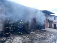 Пожар в гаражном массиве с автомобилями потушили в Нижнем Новгороде 