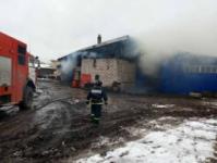 Здание сгорело в Шахунье днем 18 ноября 