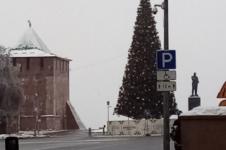 Прошлогодние декорации у елок в Нижнем Новгороде оказались временными 