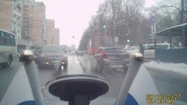 Две иномарки столкнулись на улице Горького 27 февраля 