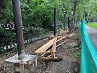 Ограду нижегородского парка «Дубки» отремонтируют к началу августа 