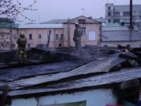Дом горел в Канавинском районе 13 мая  