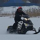 Водитель снегохода погиб, провалившись под лед на Волге 