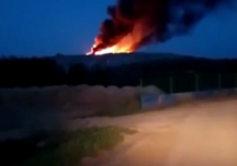 Полигон ТБО горит в Балахнинском районе   