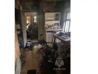 Нижегородские пожарные спасли из огня мужчину в поселке Пильна 