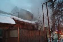 Пенсионерка погибла при пожаре в жилом доме на Бору 
