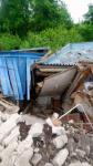 Дом провалился в овраг после схода грунта в Кстовском районе 