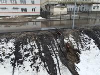 Склон Силикатного озера в Нижнем Новгороде восстановят до лета 