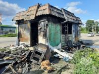 Минимаркет по продаже шаурмы сгорел в Заволжье 4 июня  