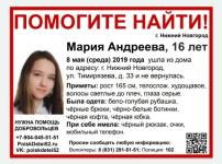 16-летняя Мария Андреева пропала в Нижнем Новгороде 