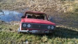 Автомобиль опрокинулся в кювет в Нижегородской области 