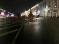 Прорыв трубы устранили на площади Минина в Нижнем Новгороде 