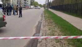 Снаряд нашли на автобусной остановке в Дзержинске 