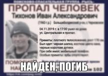 Пропавшего в Нижегородской области Ивана Тихонова нашли погибшим 