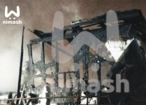Частный дом на 6 квартир сгорел на Чебоксарской в Нижнем Новгороде   
