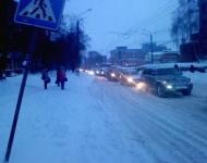 Нижний Новгород встал в пробках утром 21 февраля 