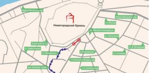 Движение по улице Пожарского ограничат в Нижнем Новгороде со 2 по 5 декабря  