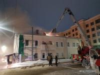 Открытое горение исторического дома на Ильинской ликвидировано в Нижнем Новгороде 
 