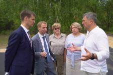 Чечерин и Пучков проинспектировали модернизацию школ в Дзержинске перед учебным годом 