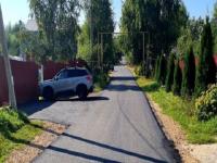 Асфальт уложили на 1,5 тысячи кв.м грунтовой дороги в Новинках
 
