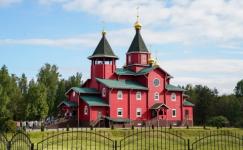 Митрополит Георгий совершил литургию в храме города Жлобин в Беларуси 