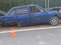 20-летний водитель ВАЗа погиб при съезде в кювет в Шарангском районе  