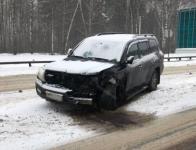 Водитель иномарки пострадала в ДТП на борской развязке 