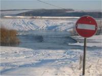 Низководный мост у села Никольское затоплен в Нижегородской области 