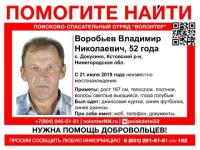 52-летний Владимир Воробьев пропал в Нижегородской области 