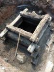 Колодец старой ливневой канализации обнаружен на улице Кожевенной в Нижнем Новгороде 