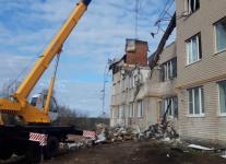 Пожар в разрушенном из-за взрыва газа доме в Нижегородской области ликвидирован 