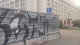 Граффитист распылил газ из баллончика в лица полицейским в Нижнем Новгороде  