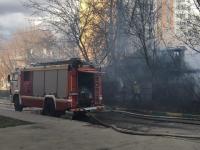 Сараи сгорели в Нижнем Новгороде 