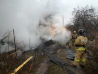 5 садовых домиков сгорели в Нижнем Новгороде 24 апреля 
