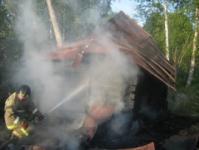 Баня сгорела в Нижегородской облатси 